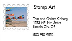 Tom Kinsberg / Stamp Art